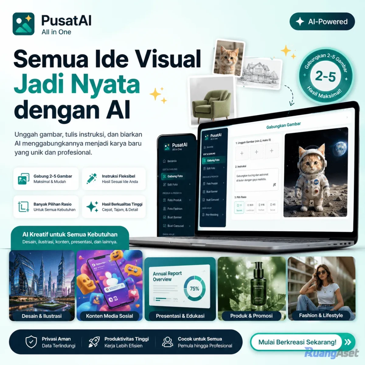 Pusat AI Edit Foto Otomatis
